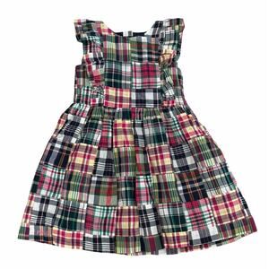 POLO RALPH LAUREN Girls Preppy Plaid Dress Size 5